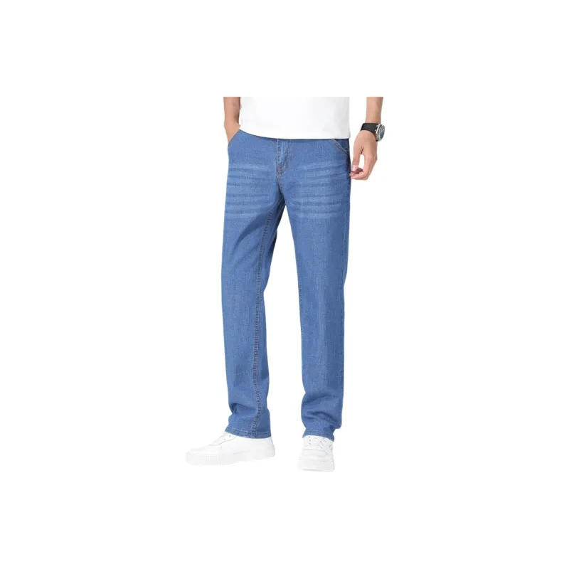 KM 2025 Spring Summer Jeans Thin Men's-10