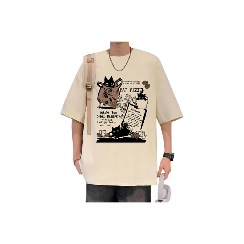 TESTUNG Fashion Minimalist Style T Shirt Men's-16