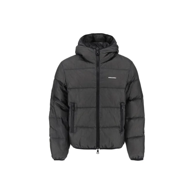 DSQUARED 2 Kaban Grid pattern Puffer Jacket-0