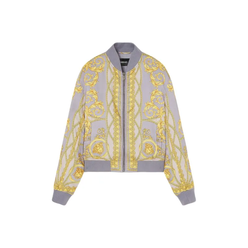 VERSACE La Coupe Des Dieux Zipped Bomber Jacket-0