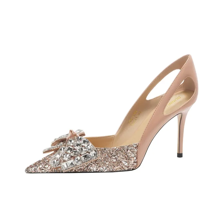 Dunnu High Heels Women's Nude-0