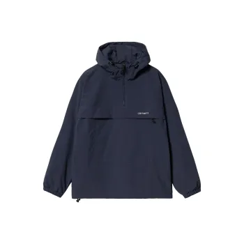 Carhartt WIP Windbreaker Pullover Winter Jacket Unisex Air Force Blue