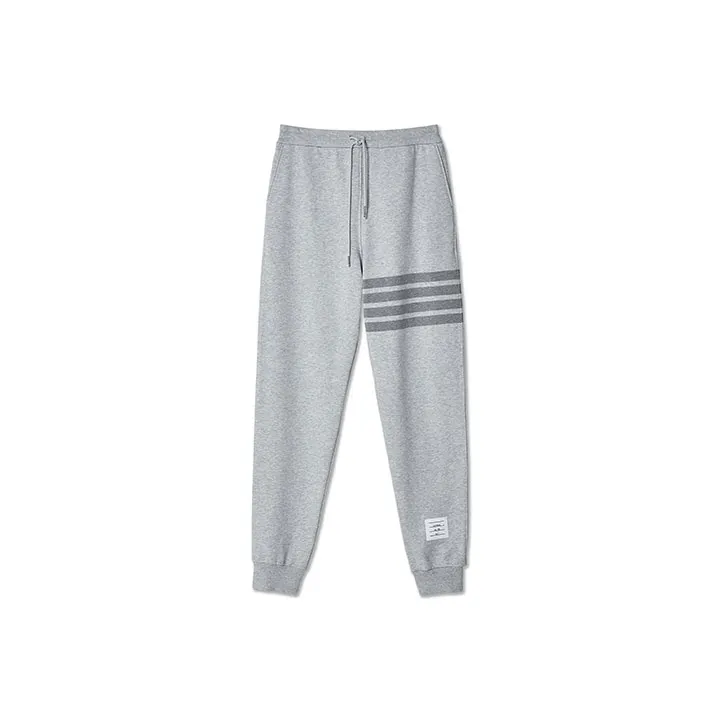 THOM BROWNE 4 Bar Striped Drawstring Pants-0