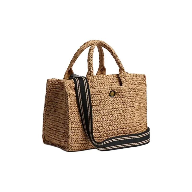 COACH Cargo Paper Tote Bag, Shopping Bag, Shoulder Bag, Handbag Medium Size Women's Natural-1