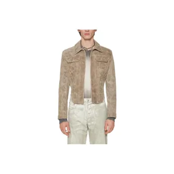 Misbhv Leather Jackets Men Umber