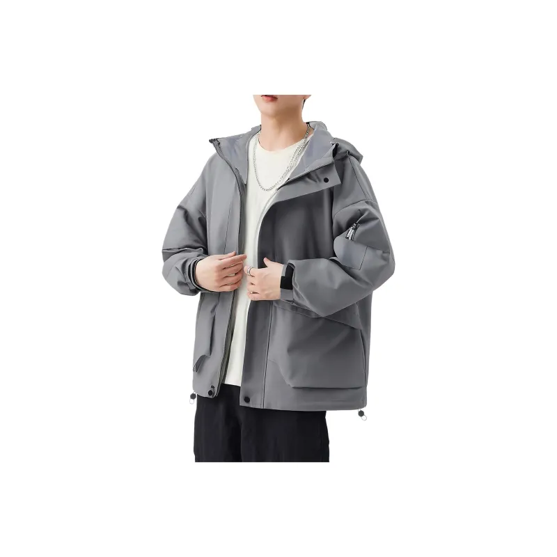 EYEUNDERSTAND Jackets Coats Unisex Burgundy-15