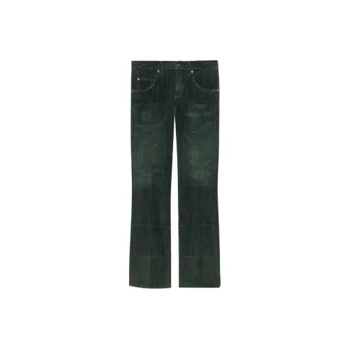 GUCCI Casual Pants Men's Dark Green