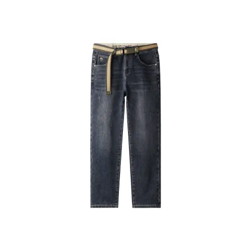 HLA Jeans Men's Blue-Gray Ox Transition Color Dark D7