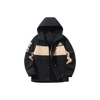 PEAK Trench Coats Men Black