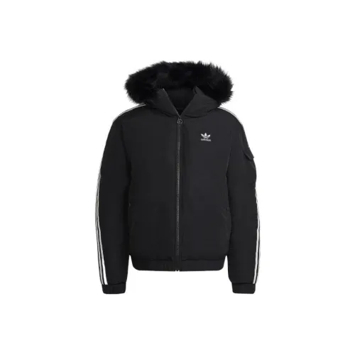 faux-fur padded jacket