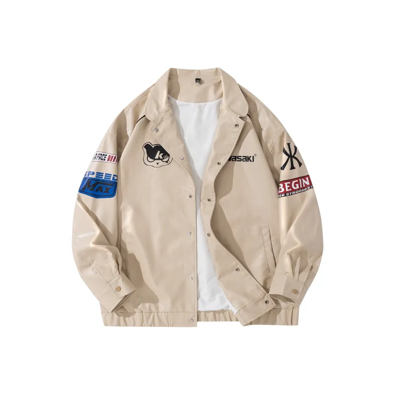 Kawasaki Leather Jackets Unisex-3