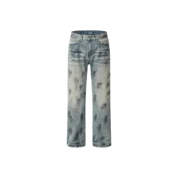 NEVER RULE Jeans Unisex Blue