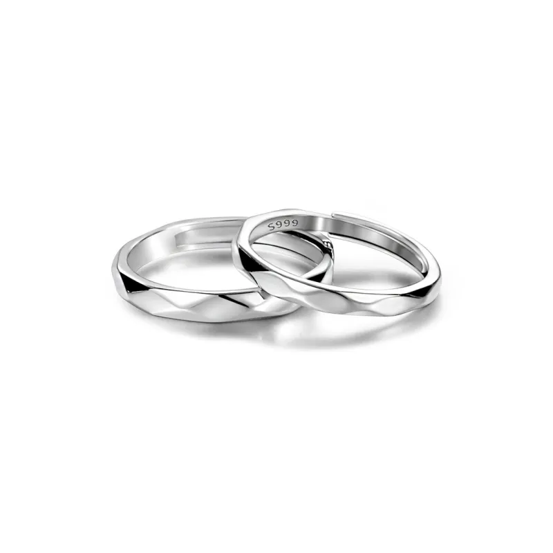 PISHUSHU S999 Fine Silver Rings Unisex-0