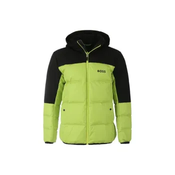 HUGO BOSS Down Jacket Men's Neon Green