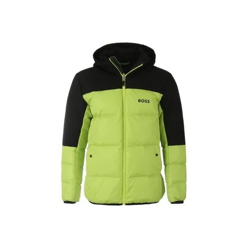 HUGO BOSS Down Jacket Men's Neon Green