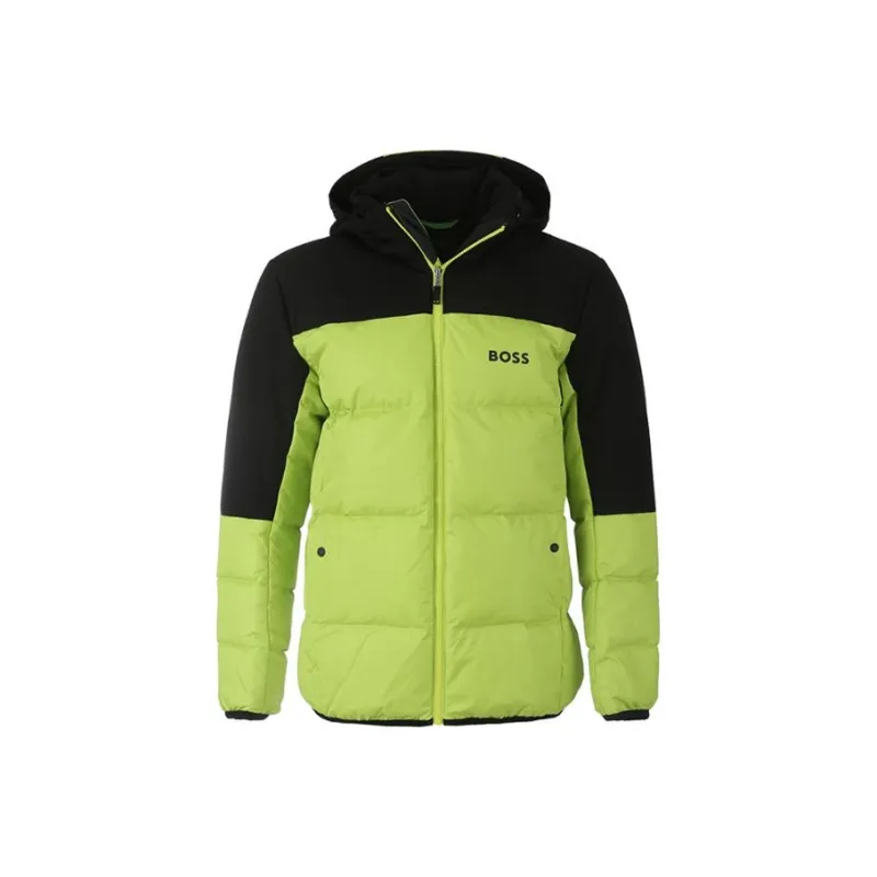 HUGO BOSS Down Jacket Men's Neon Green-0