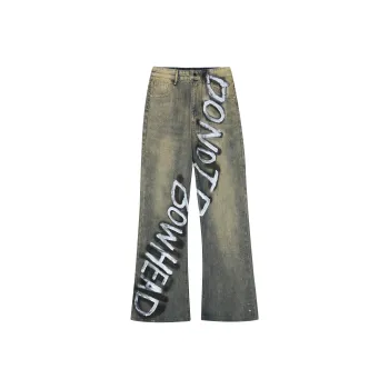 DNBH Loose Fit Straight Fit Bootcut Jeans Unisex