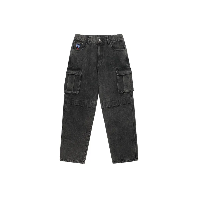 MIND ERROR Jeans Unisex Black-0