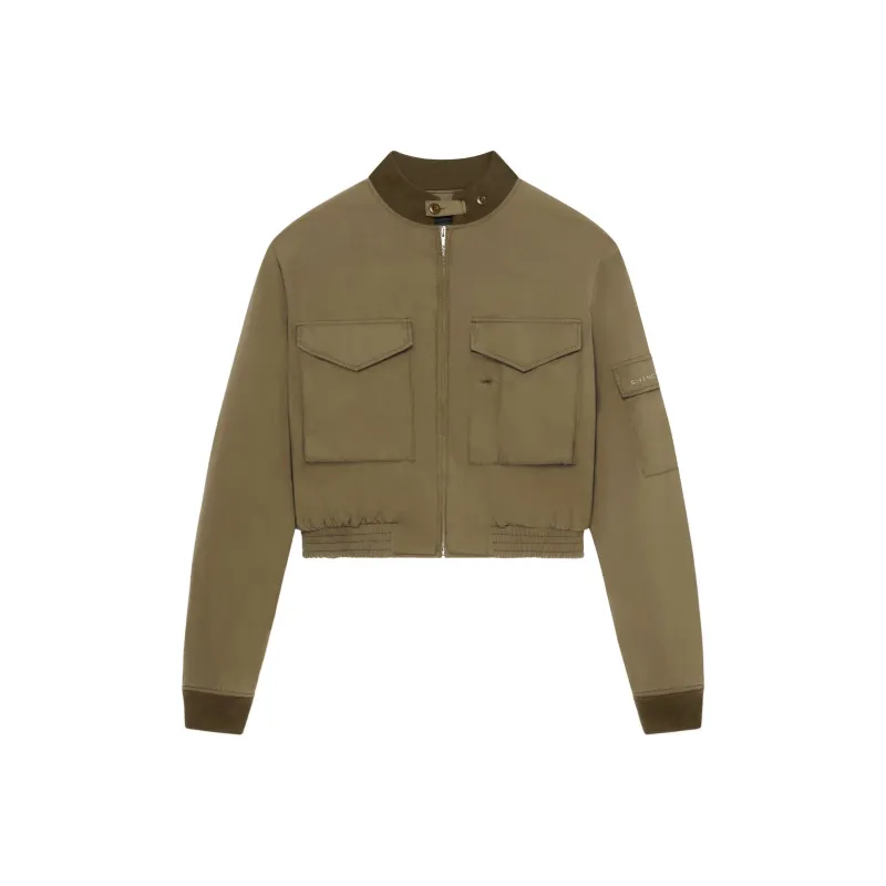 Givenchy Logo Embroidered Bomber Jacket-0