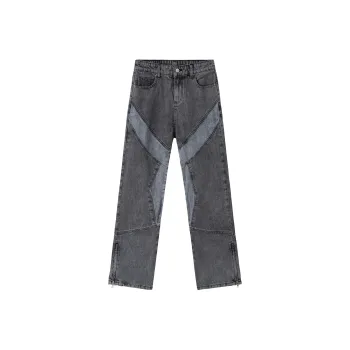 XINYINSU Jeans Unisex Gray