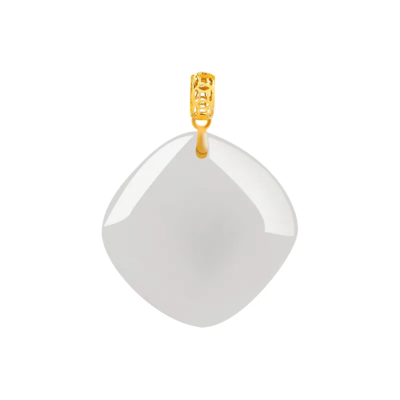 Royal Heaven's Choice Pendants Pale Greenish White Jade Unisex-0
