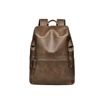 Ceion Keust Oil Wax PU Fabric Backpack Regular Unisex Multicolor