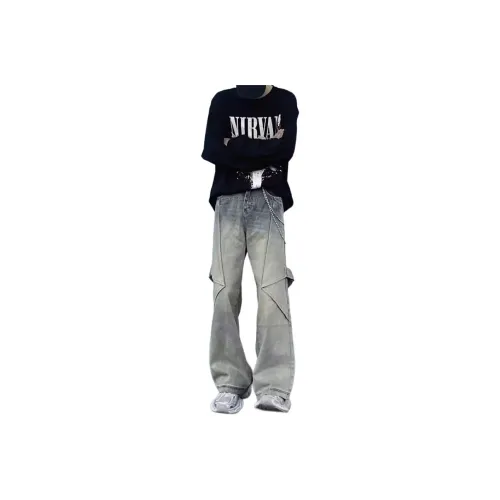 RAMPAGE Jeans Unisex Yellow Mud