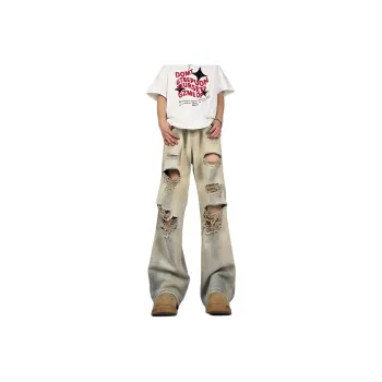 HELEH Jeans Unisex Yellow Mud