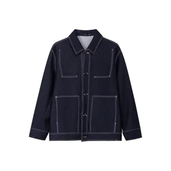 HERBEL Jackets Men Navy Blue