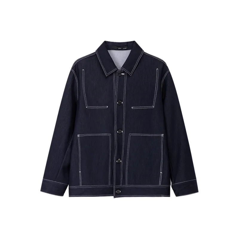 HERBEL Jackets Men Navy Blue-0