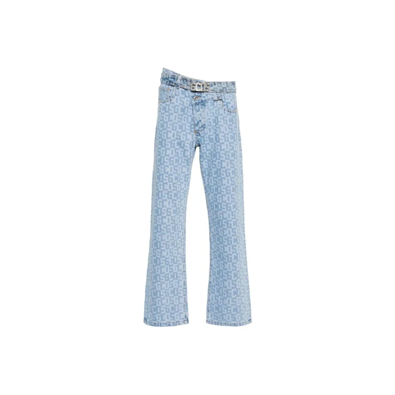 GCDS Logo print Jeans-0
