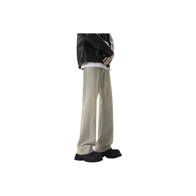 FOR FEAR THAT Jeans Unisex Yellow Mud Height Increasing Upgraded-0