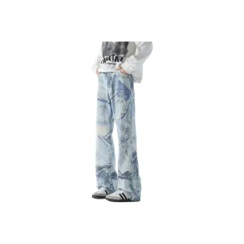 ZWWWZ Jeans Unisex Light Blue