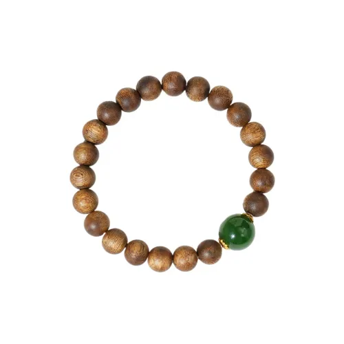 JITING Agarwood Single Wrap, New Chinese Fashion Trend Beaded Bracelet Unisex