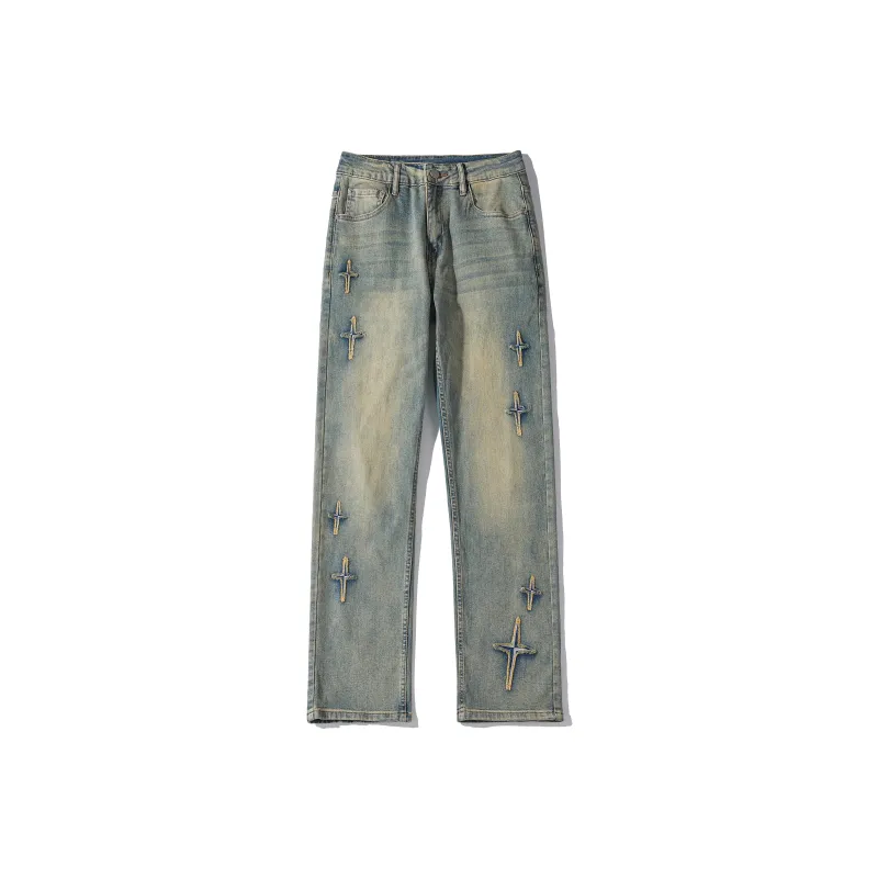 HOKLV Jeans Unisex-0
