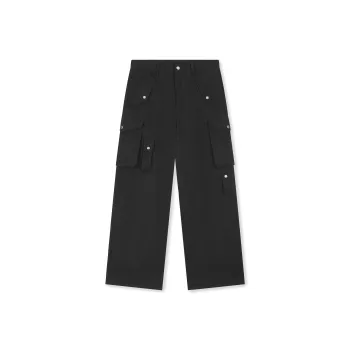 THE SALVAGES FASHION CLUB Cargo Pants Unisex Black
