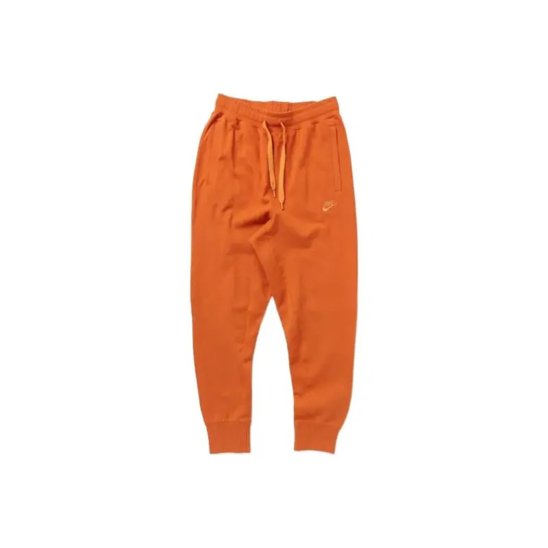 Nike Knitted Sweatpants Men Orange-0