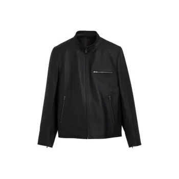 Agnes B. Leather Jackets Men Black