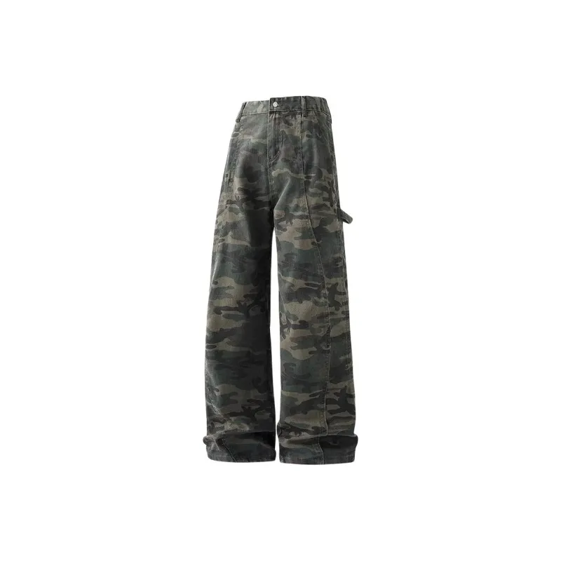 KVIV Jeans Unisex Camouflage [Editor's Recommendation]-0