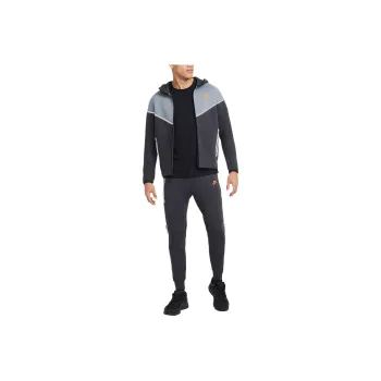 Nike Tech Windrunner Jackets Coats Men's Anthracite/Cool Gray/Safety Orange