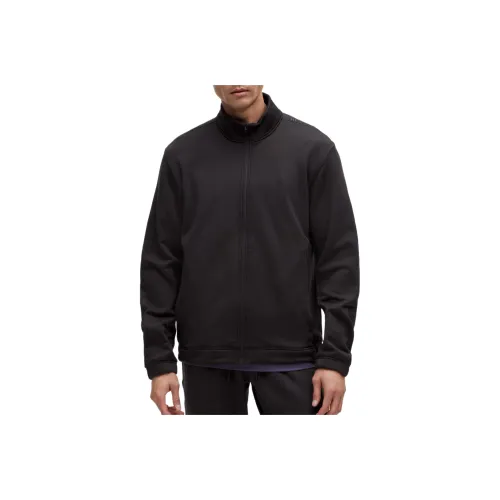 Lululemon Zeroed In Track Jacket Fleece Jackets Coats Men's Black