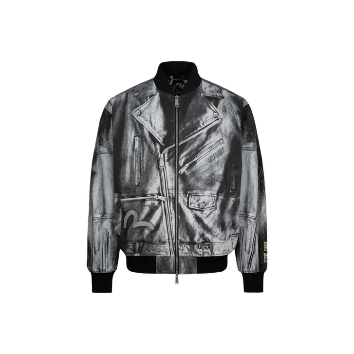 EVISU Jackets Men Denim Black Full Floor-0