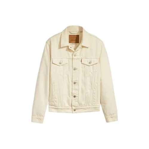 Levi's Trucker Jacket Jackets Coats Men's White