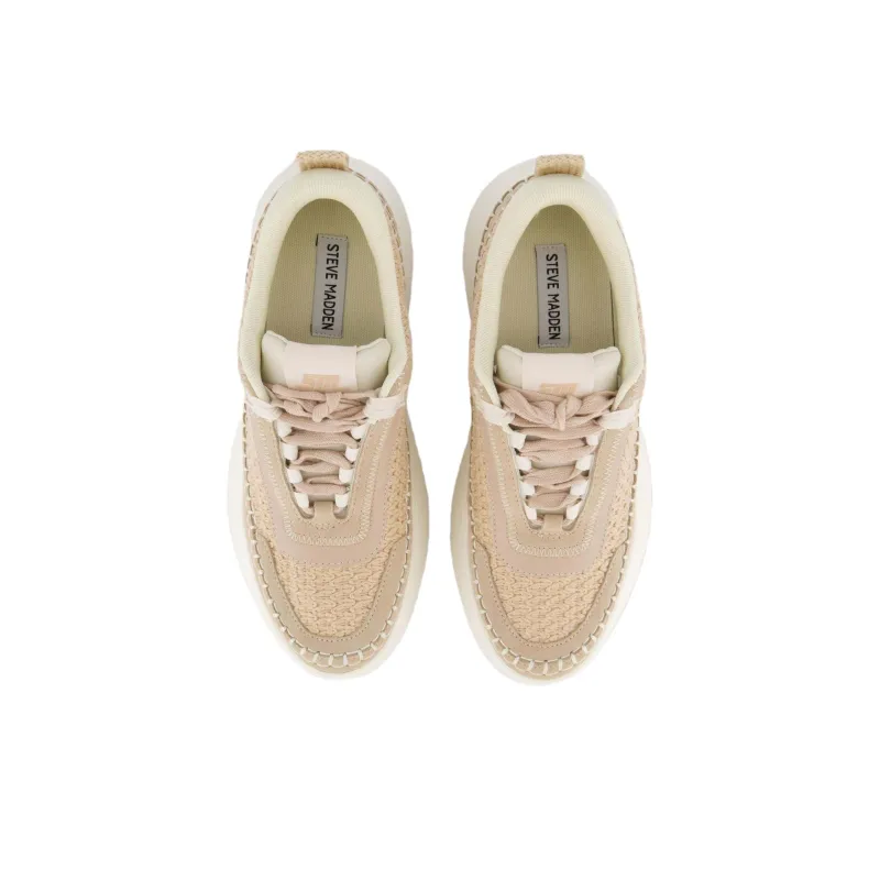 STEVE MADDEN Dames Doubletake Low Top Casual Shoes Women's Light Umber-3