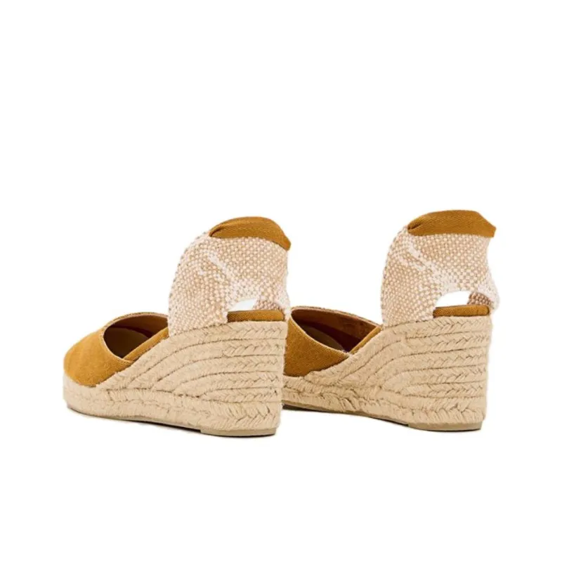 Castañer High Heels Women's Yellow Brown-2