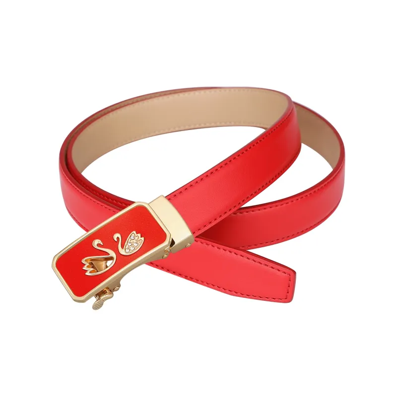 CATELLES Cow Split Leather Belts Women's 2.4cm-16