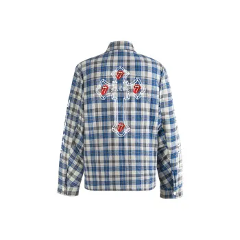 False Perception Jackets Coats Unisex Blue