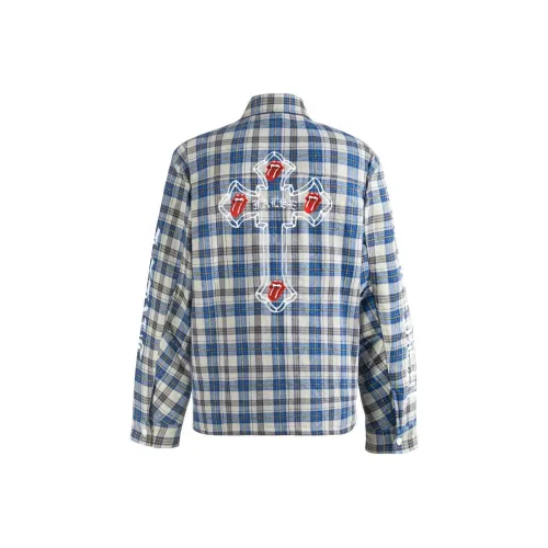 False Perception Jackets Coats Unisex Blue