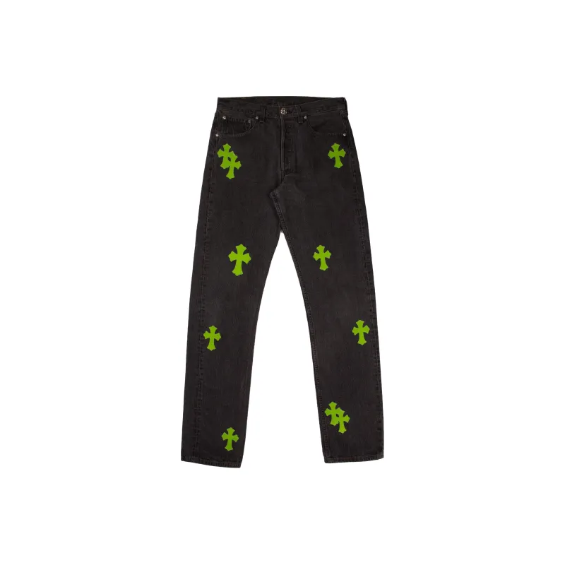Chrome Hearts Jeans Men Black-0