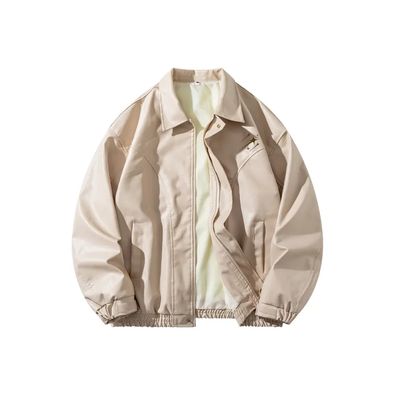 EOOVEN Leather Jackets Unisex-8